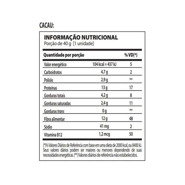 Imagem de Veganpro Bar Nutrify 10Un 40G - Cacau