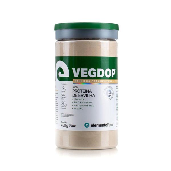 Imagem de Vegdop Proteína Ervilha Baunilha Caramelizada 450g Elemento Puro