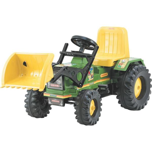 Veículo a Pedal Trator Farmer Verde com PÁ - Biemme Imagem de Veículo a Pedal Trator Farmer Verde com PÁ
