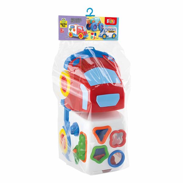 Imagem de Veiculo Caminhão Infantil Interativo Com Peças Para Encaixar 30 cm Samba Toys