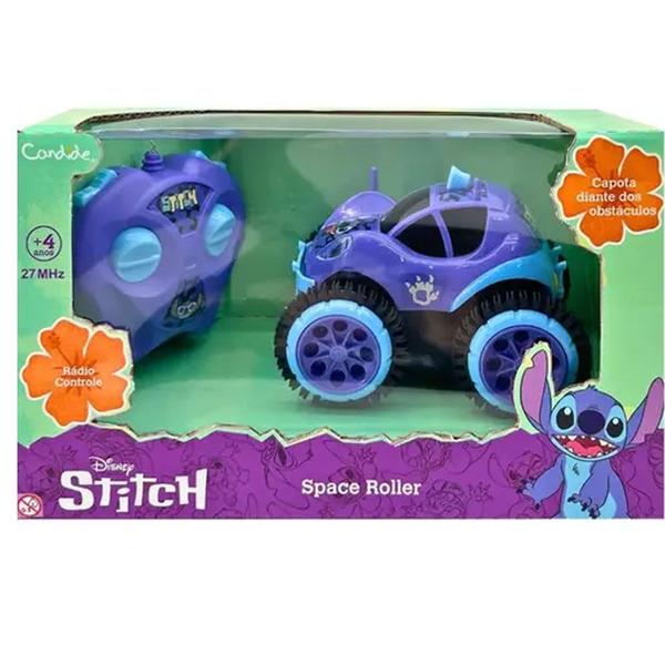 Imagem de Veículo Com Controle Remoto  Stitch Space Roller Candide