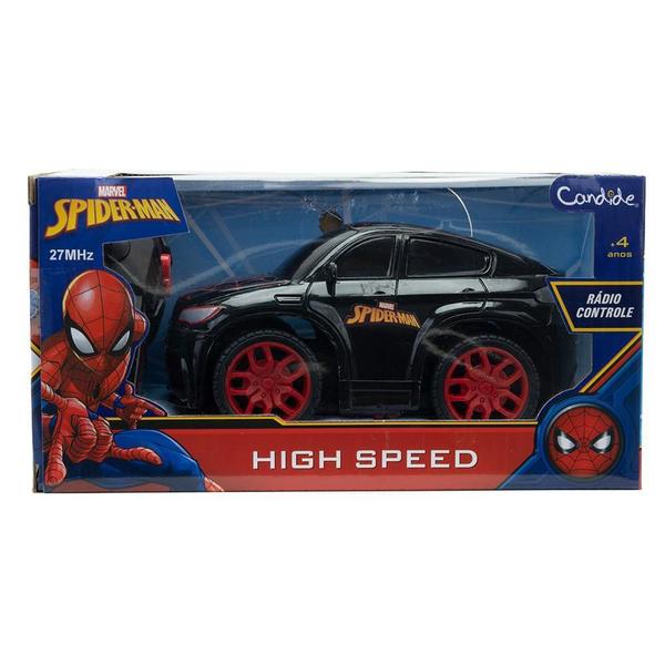 Imagem de Veículo Controle Remoto Homem-Aranha High Speed - Cinza