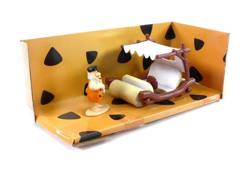 Imagem de Veículo de brinquedo Jada Toys Flintstones Flintmobile 1:32 com figura