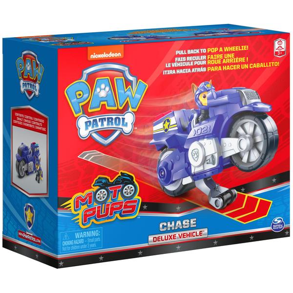 Imagem de Veículo de brinquedo Paw Patrol Moto Pups Chase com boneco de mais de 3 anos