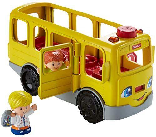 Imagem de Veículo de ônibus escolar Fisher-Price Little People Sit with Me