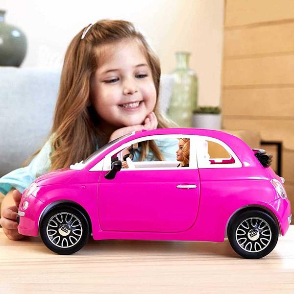 Imagem de Veículo e Boneca - Barbie - Fiat 500 - Carro Conversível da Barbie - Mattel