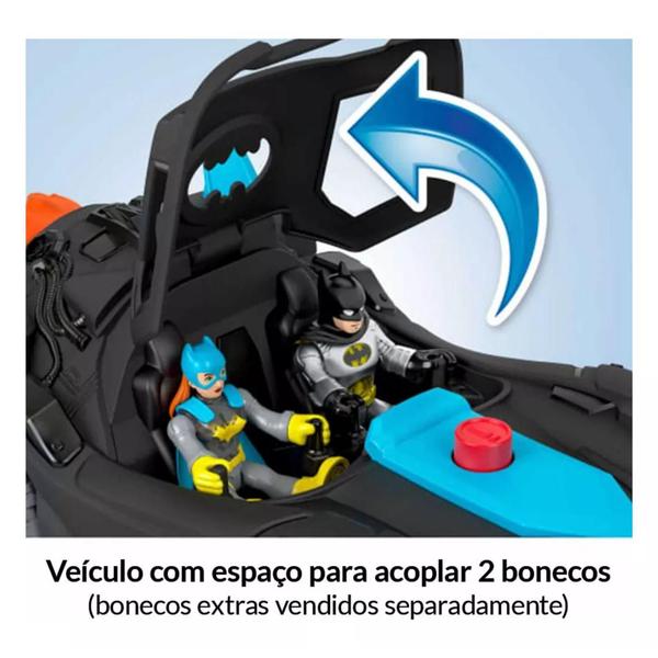 Imagem de Veículo E Boneco Dc Super Friends Batmóvel Com Som E Luz Imaginext - 194735060870