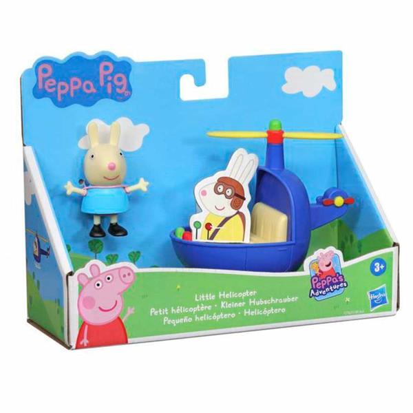 Imagem de Veículo e Figura - Peppa Pig - Helicóptero da Rebecca - Hasbro