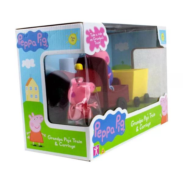 Imagem de Veículo E Mini Figuras Peppa Pig-vovô Maquinista -sunny 2306