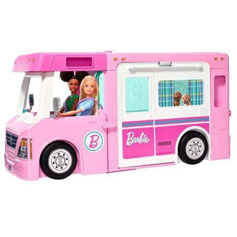 Imagem de Veículo E Playset Trailer Dos Sonhos Barbie Acampamento