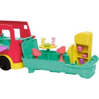 Imagem de Veículo Food Truck Da Boneca Polly Pocket Com Acessórios  Aberto Transforma Em Lanchonete  Mattel