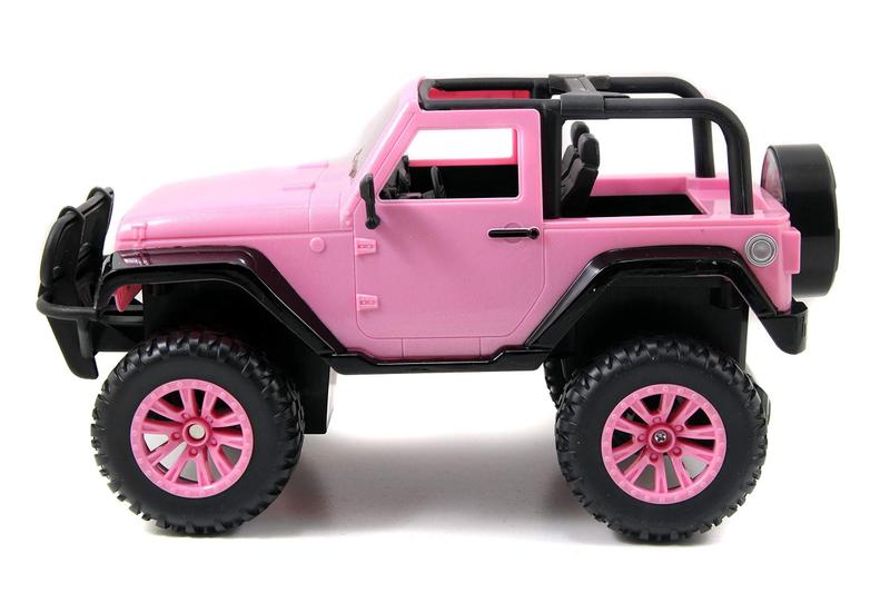 Imagem de Veículo GIRLMAZING Jeep RC, escala 1:16, rosa