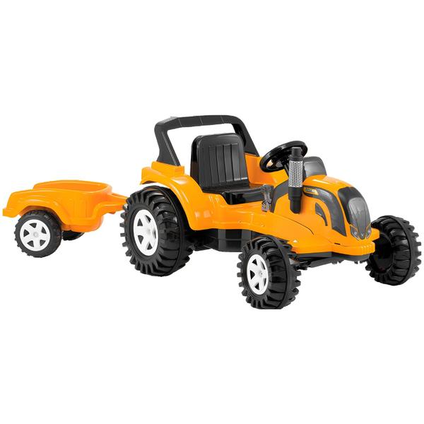 Imagem de Veículo Mini Trator Infantil Big Valtra Com Caçamba E Bateria 12V - Biemme Brinquedos