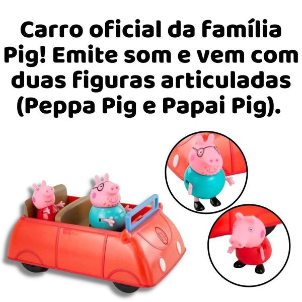 Imagem de Veiculo Peppa Pig Carro da Família Pig com Som Sunny