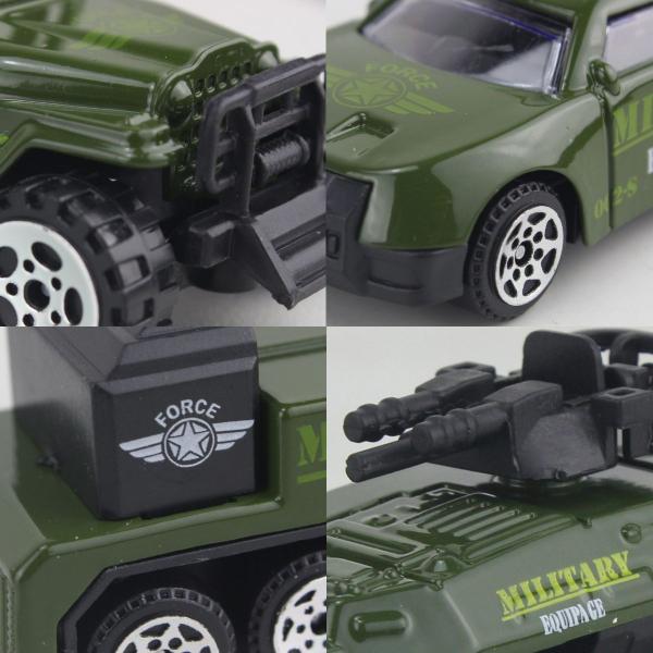 Imagem de Veículos Miniatura Military Die Cast 4 Pçs 1:64