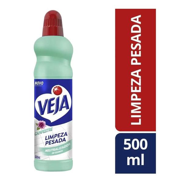 Imagem de Veja Gold Limpeza Pesada Floral Campestre Com 500Ml Kit 5