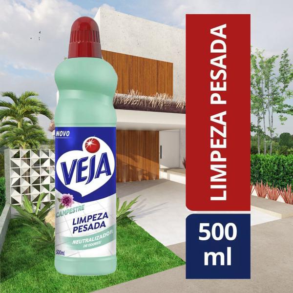 Imagem de Veja Gold Limpeza Pesada Floral Campestre Com 500ml