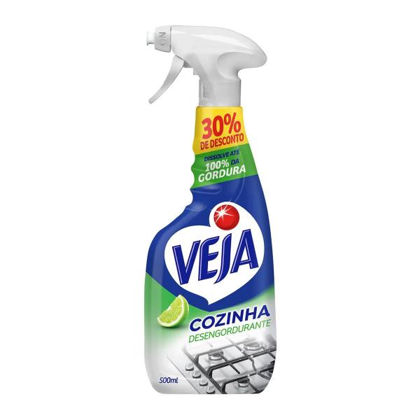 Imagem de Veja Para Cozinha Desengordurante Limão Com Borrifador 500ml Veja