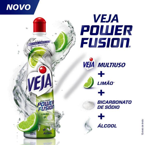 Imagem de Veja Power Fusion Limpador Multiuso Fragancia Limão 500Ml