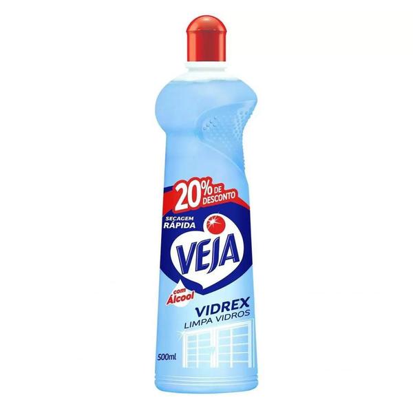 Imagem de Veja Vidrex - Limpa Vidros Squeeze - 500Ml Kit 3