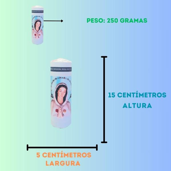 Imagem de Vela 7 dias votiva N. Sra Rosa Mística 1 unidade