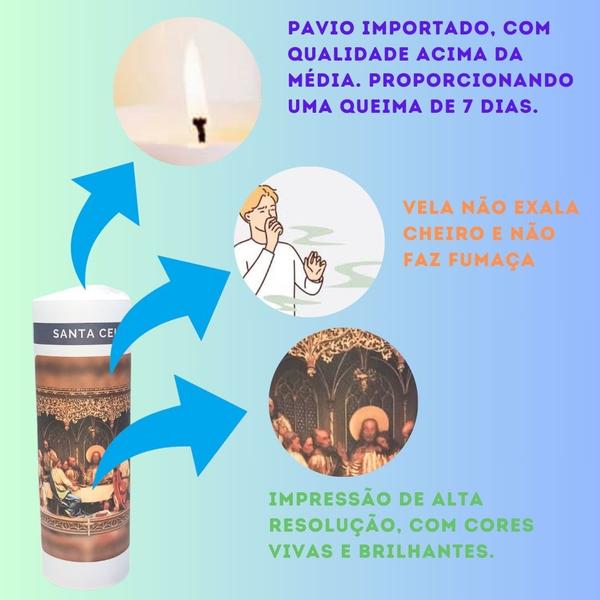Vela 7 dias votiva Santa Ceia 2 unidades - OS ARCANJOS Imagem de Vela 7 dias votiva Santa Ceia 2 unidades