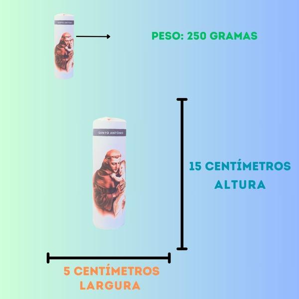 Imagem de Vela 7 dias votiva Santo Antônio 1 unidade