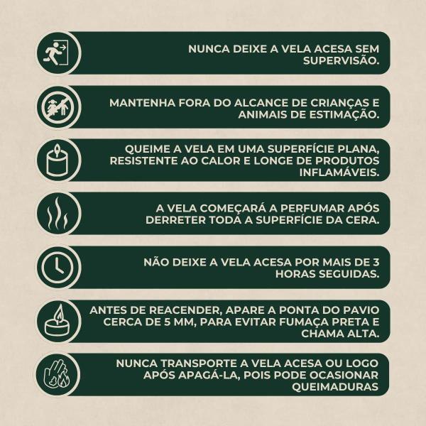 Imagem de Vela Aromatica Artesanal Perfumada - Cascas e Folhas