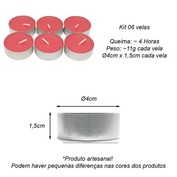 Imagem de Vela Aromática Com 6 Unidades - Erotic