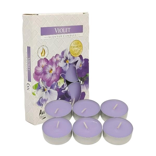 Imagem de Vela Aromática com 6 unidades - Violet