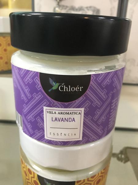 Imagem de Vela aromática com Essência de Lavanda