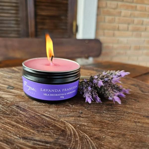 Imagem de Vela Aromática de Lavanda Francesa - Fergus Candles