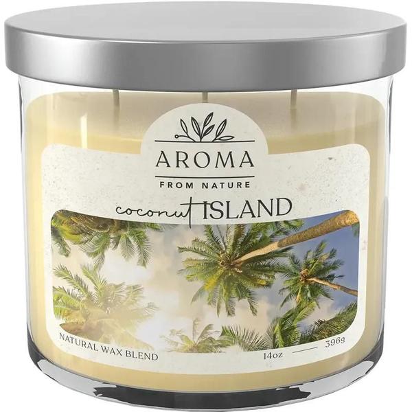 Imagem de Vela Aromática Nature Aroma Coconut Island 607497 396G