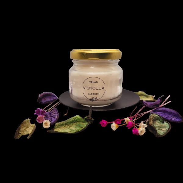 Vela Aromática Pote de Vidro 90gr Aromas Perfume Velas Cera - Vignolla Imagem de Vela Aromática Pote de Vidro 90gr Aromas Perfume Velas Cera