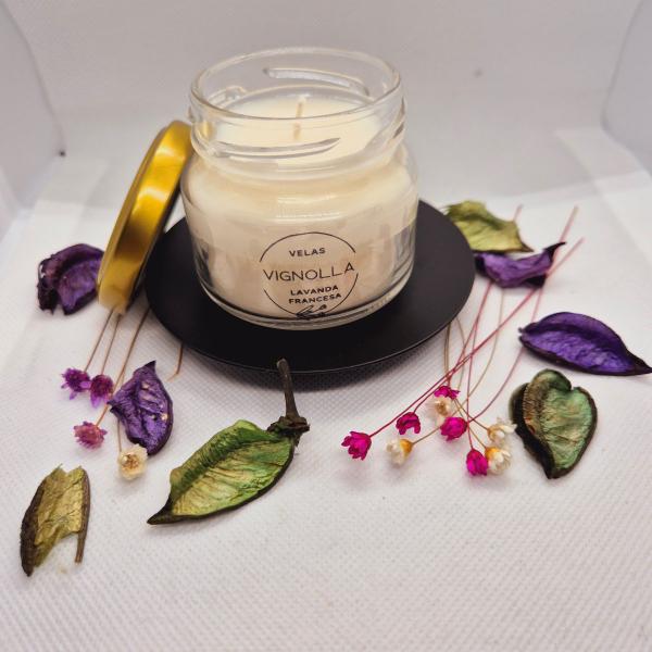 Vela Aromática Pote de Vidro 90gr Aromas Perfume Velas Cera - Vignolla Imagem de Vela Aromática Pote de Vidro 90gr Aromas Perfume Velas Cera