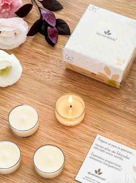 Imagem de Vela Aromática Premium Gengibre e Limão C/12 Mini Velas Velitah Brasil