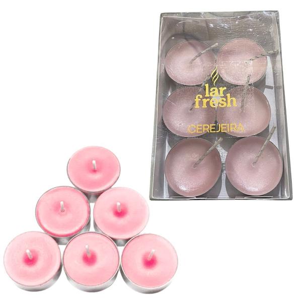 Vela Aromática Premium Lar Fresh 6 mini Velas Aromatizadas Imagem de Vela Aromática Premium Lar Fresh 6 mini Velas Aromatizadas