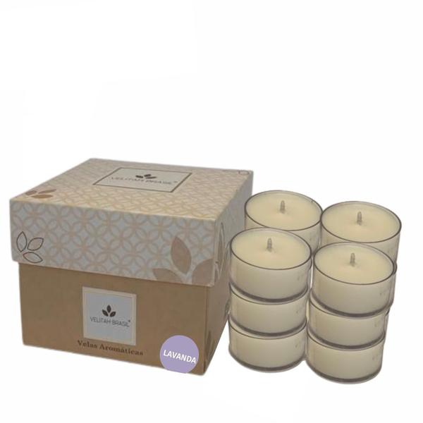 Imagem de Vela Aromática Premium Lavanda C/12 Mini Velas Velitah Brasil