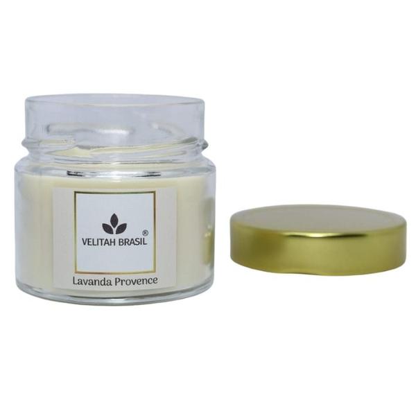 Vela Aromática Premium Lavanda Provence 140g 30h Velitah Brasil Imagem de Vela Aromática Premium Lavanda Provence 140g 30h Velitah Brasil