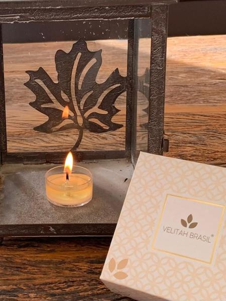 Imagem de Vela Aromática Premium Maçã e Canela C/12 Mini Velas Velitah Brasil