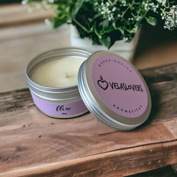 Imagem de Vela Aromática Vegana 90G - Velas Lovers - Lavanda