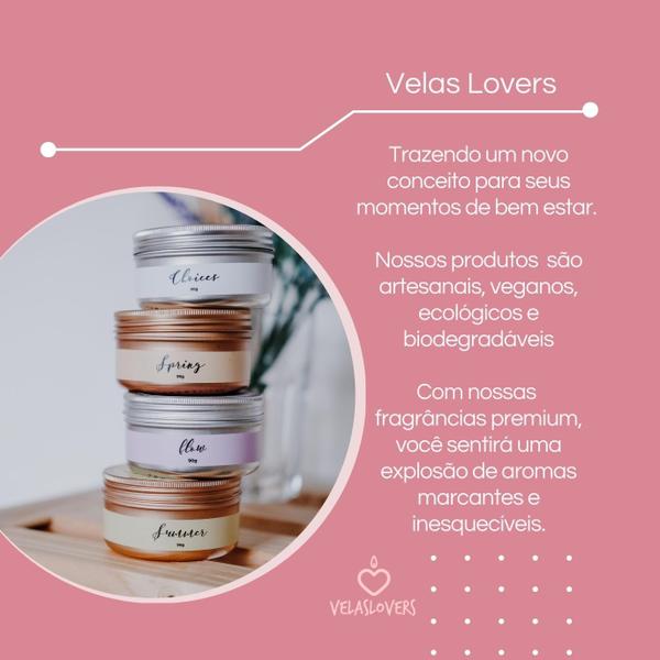 Imagem de Vela Aromática Vegana 90g - Velas Lovers