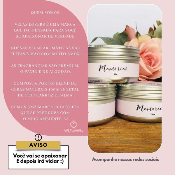 Imagem de Vela Aromática Vegana Memories Floral 90Gr - Velas Lovers