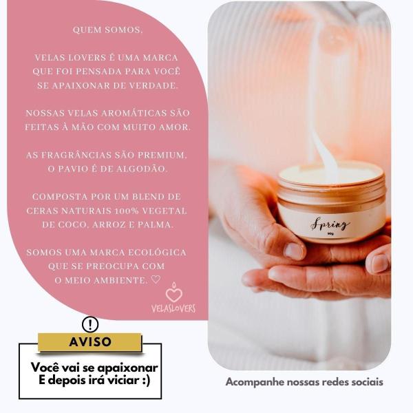 Imagem de Vela Aromática Vegana Spring Lemon 140Gr - Velas Lovers