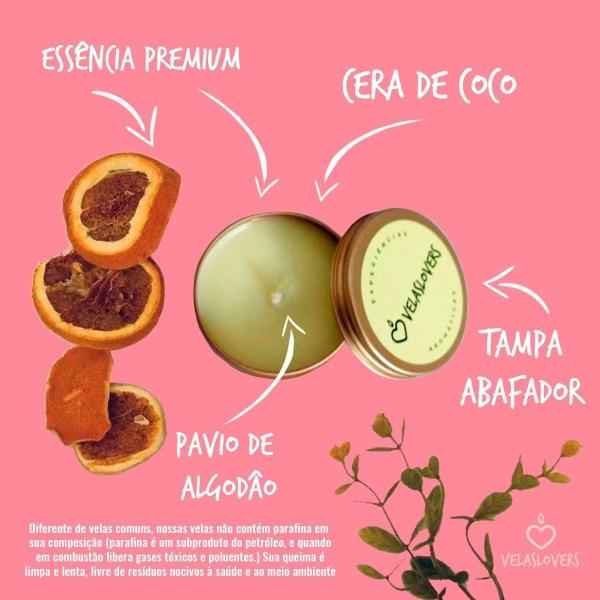 Imagem de Vela Aromática Vegana Spring Lemon 140Gr - Velas Lovers