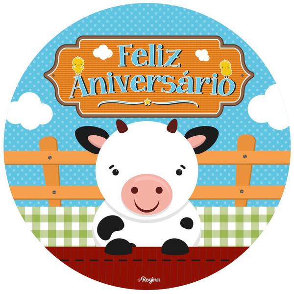 Vela de Aniversário Fazendinha Festa Plana - Regina Imagem de Vela de Aniversário Fazendinha Festa Plana