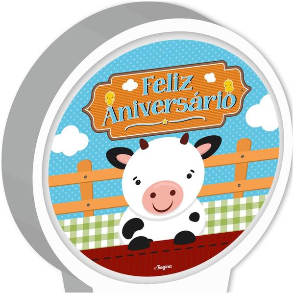 Vela de Aniversário Fazendinha Festa Plana - Regina Imagem de Vela de Aniversário Fazendinha Festa Plana