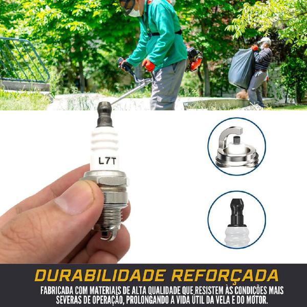 Imagem de Vela De Ignição Roçadeira Motoserra Soprador Universal Resistente