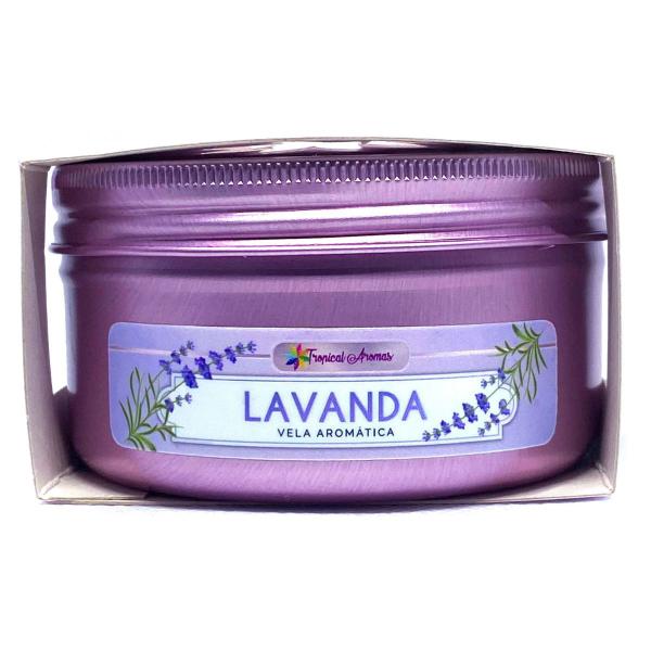 Imagem de Vela Decorativa Aromática Perfumada Lavanda Tropical Aromas