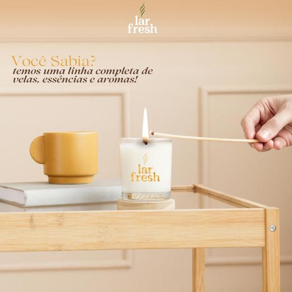 Vela Decorativa Aromática Pote Em Vidro Lar Fresh - Aromas Imagem de Vela Decorativa Aromática Pote Em Vidro Lar Fresh - Aromas